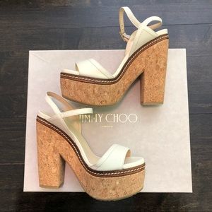 Jimmy Choo Naylor Nap 135 Cork Platform sandal 🤍
